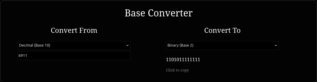 Base Converter